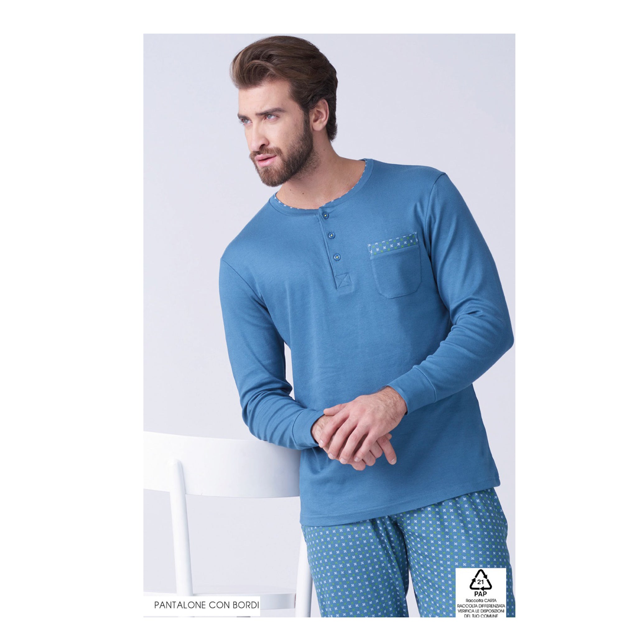 pigiama uomo in caldo cotone