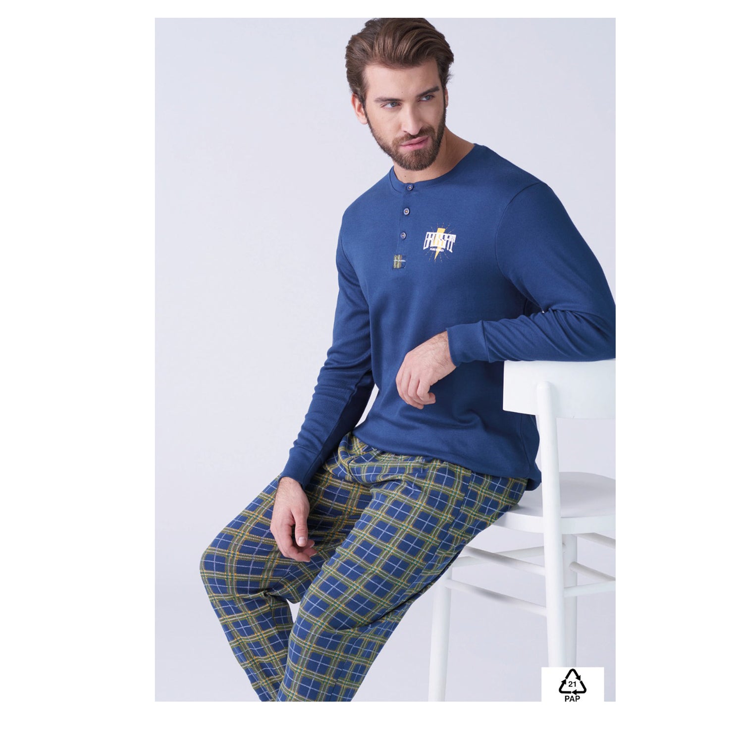 pigiama uomo in caldo cotone