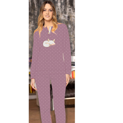 pigiama donna caldo cotone