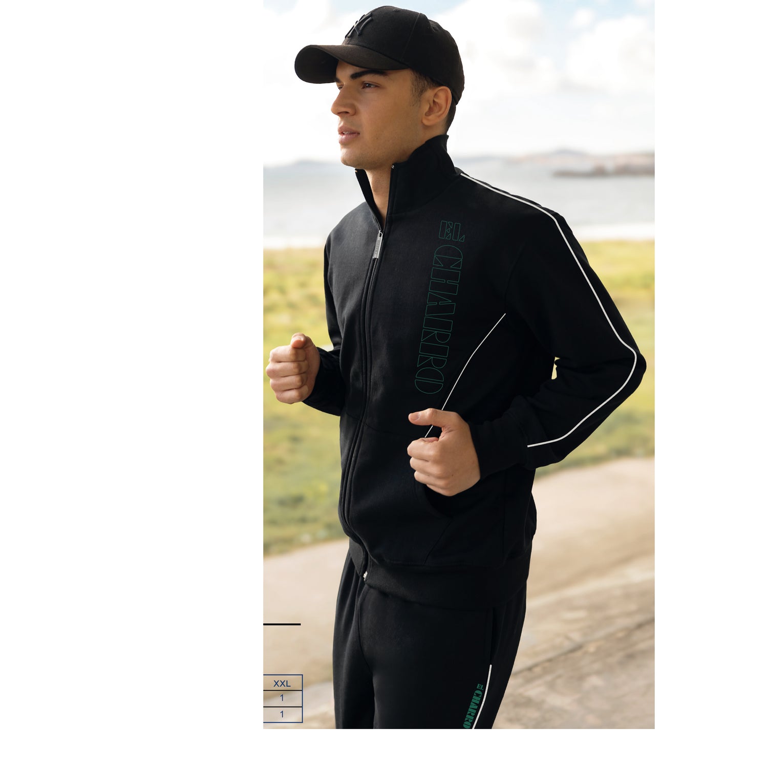 tuta felpa full zip uomo