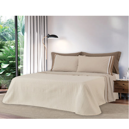 Trapuntino 1 posto Giorgia 120 gsm tinta unita misura 170x260 Linea oro