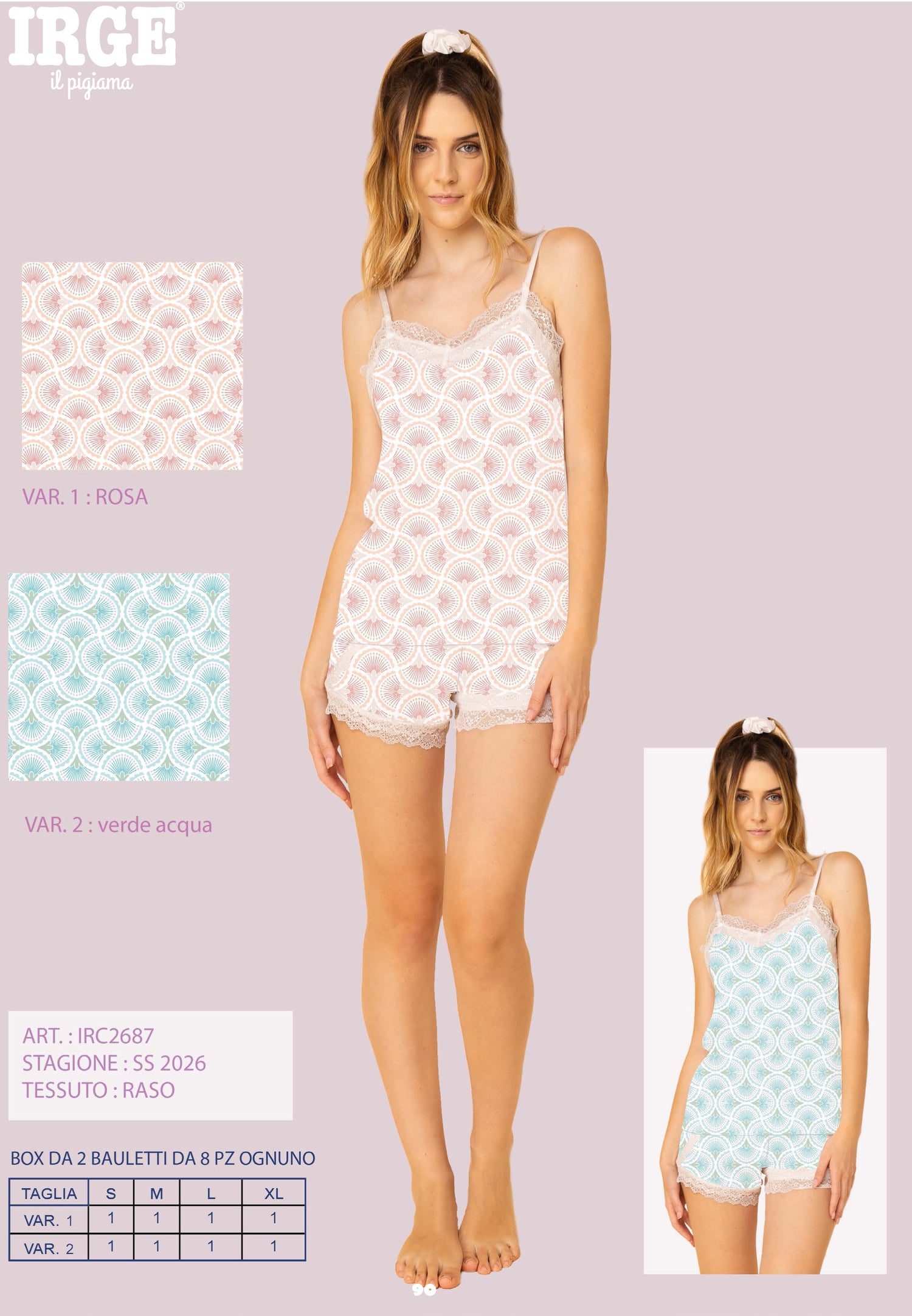 pigiama donna raso
