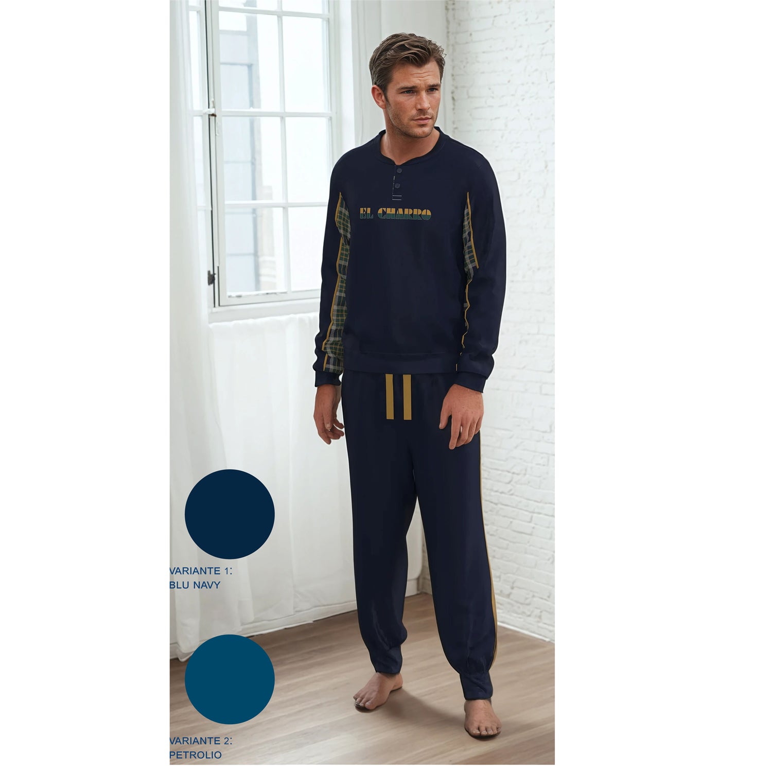 pigiama uomo in caldo cotone