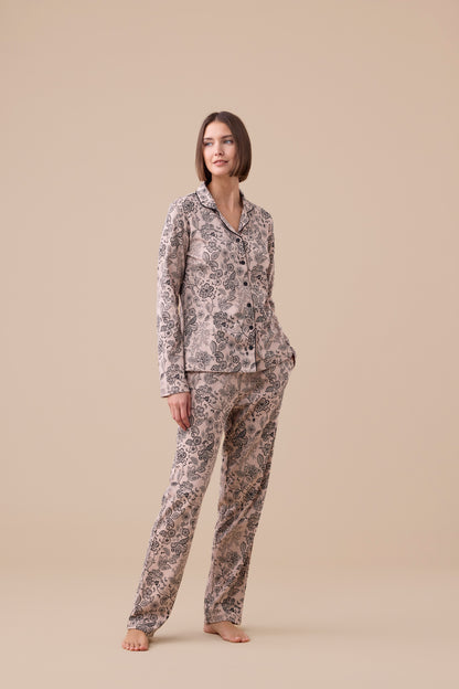 pigiama donna caldo cotone