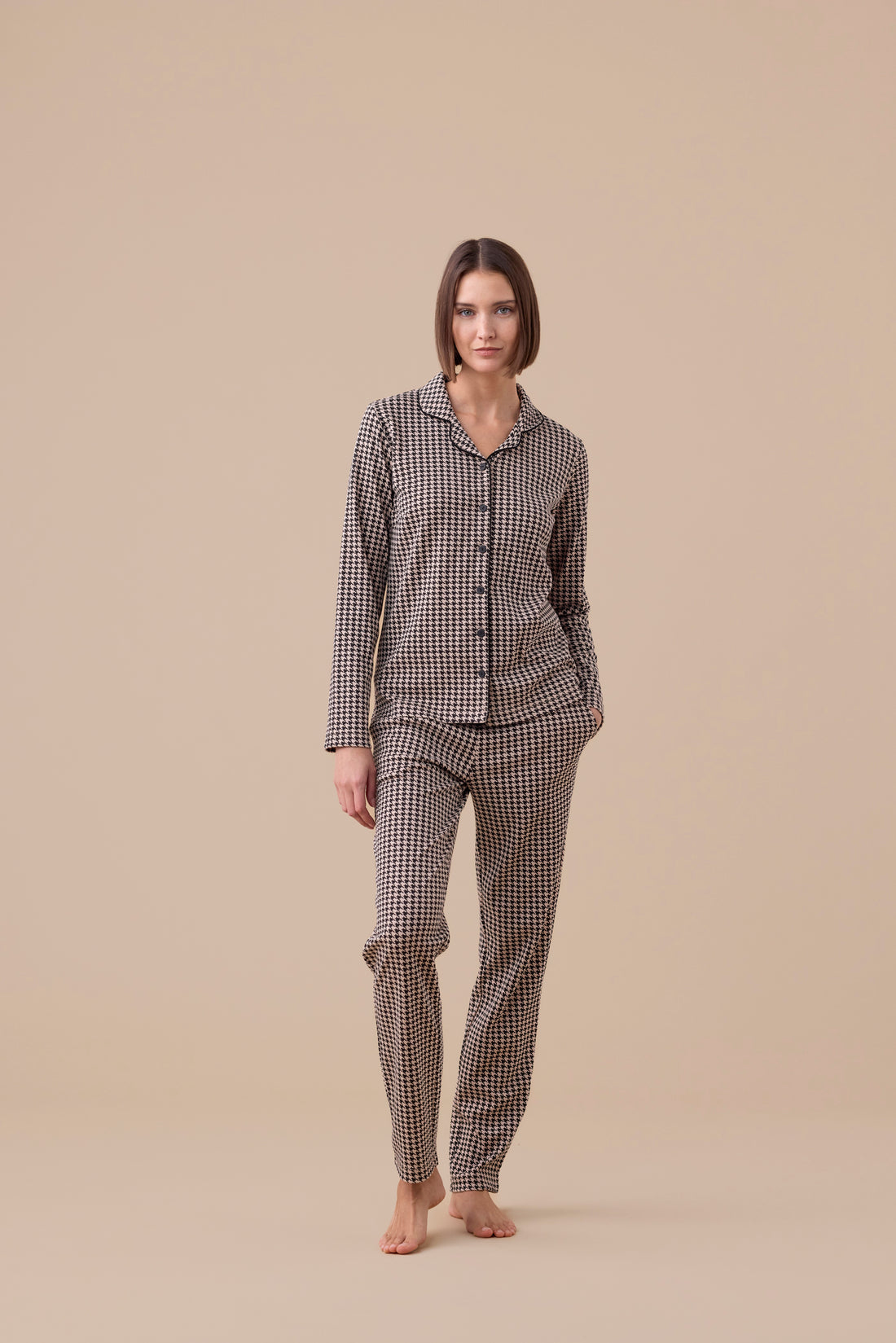 pigiama donna caldo cotone