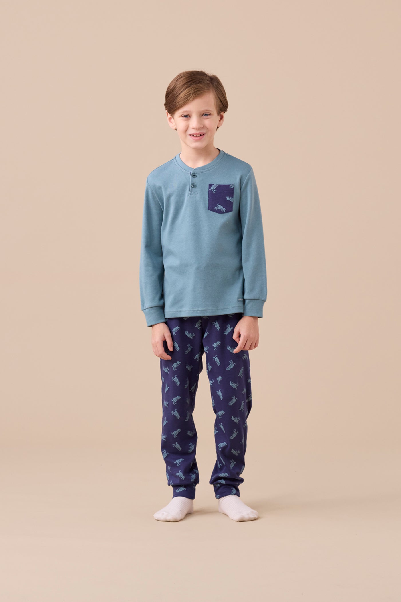 pigiama bambino caldo cotone