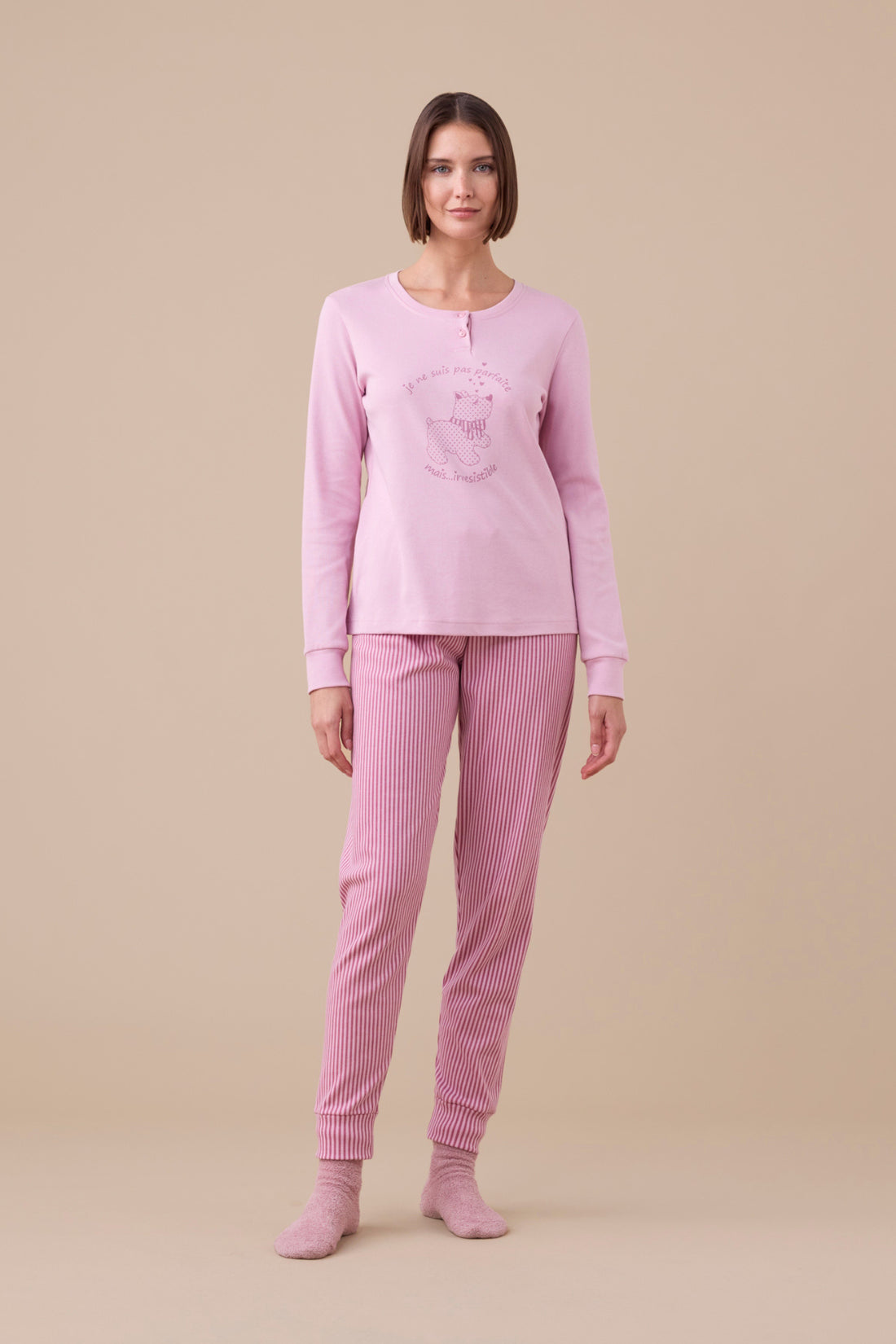 pigiama donna in caldo cotone