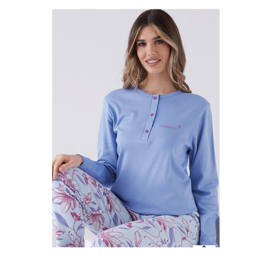 pigiama donna in caldo cotone