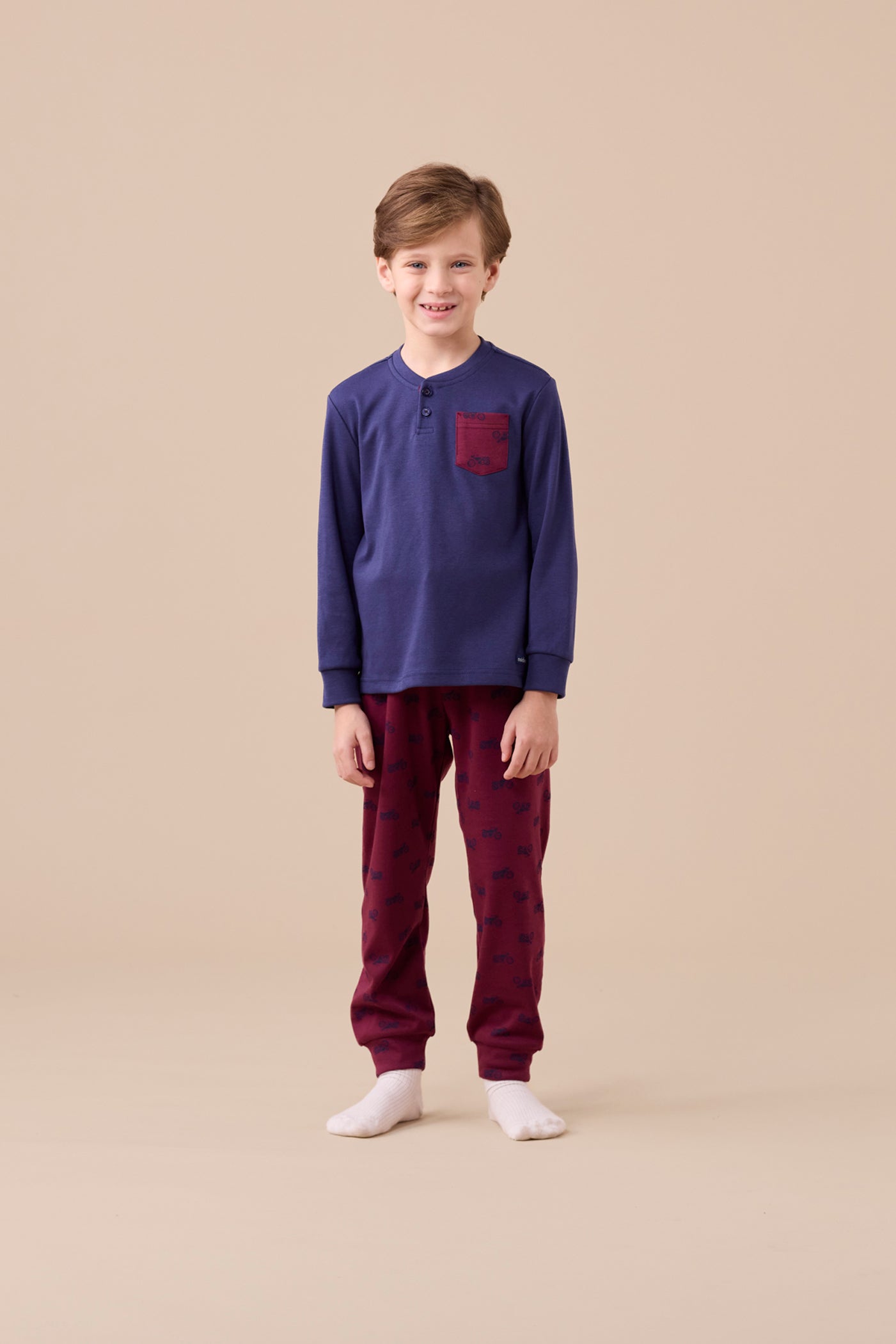 pigiama bambino caldo cotone