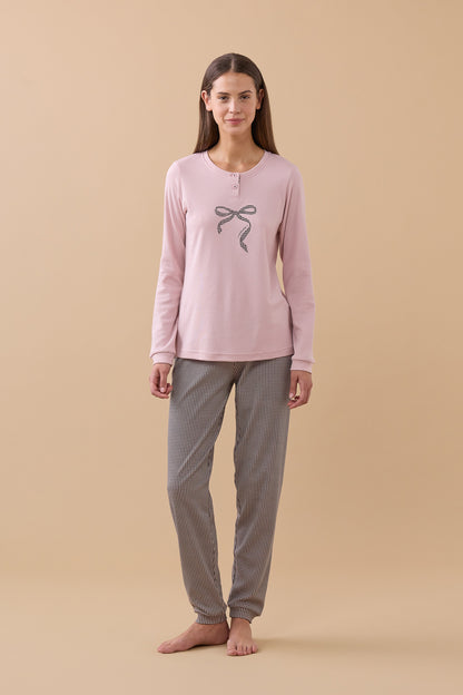 pigiama donna caldo cotone