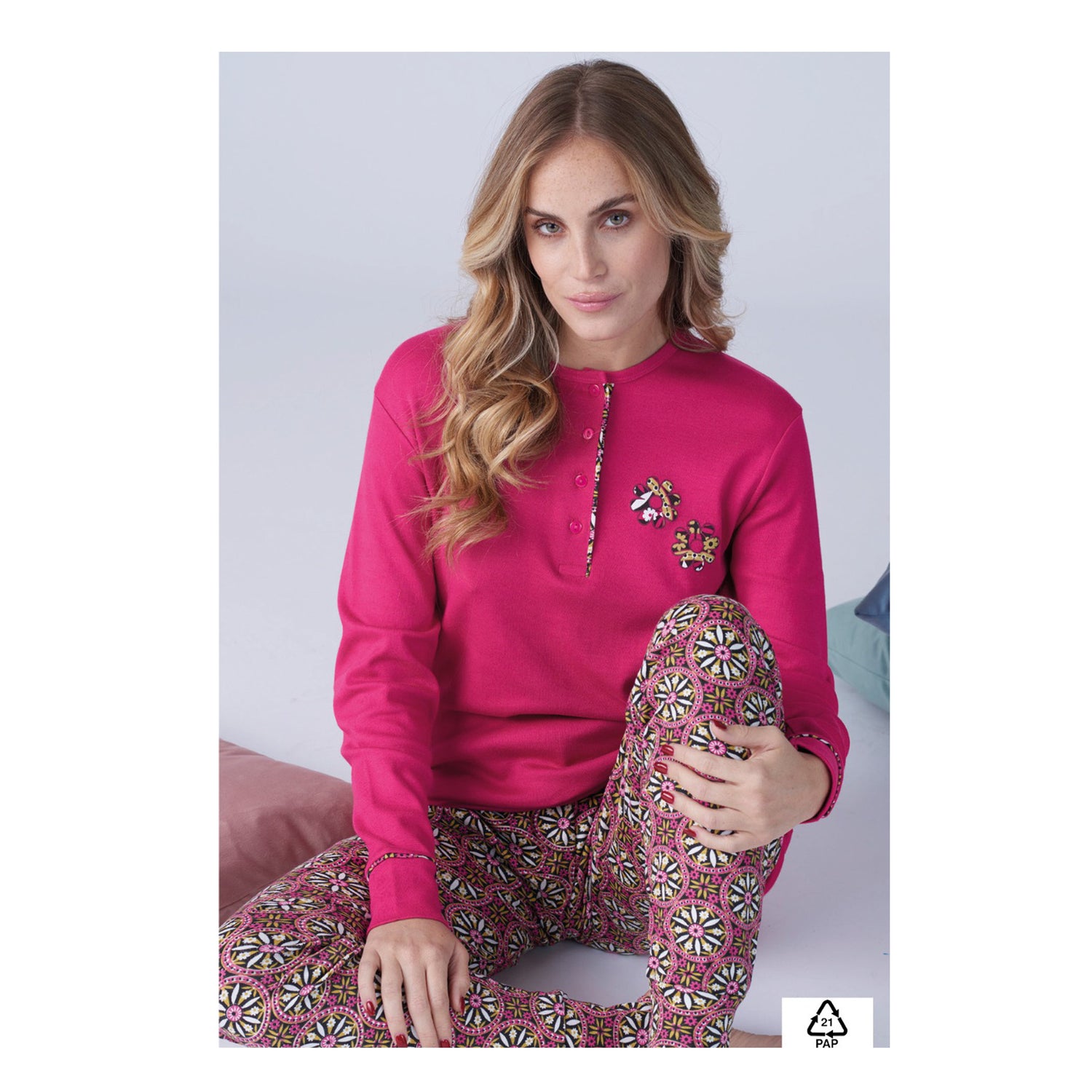 pigiama donna in caldo cotone