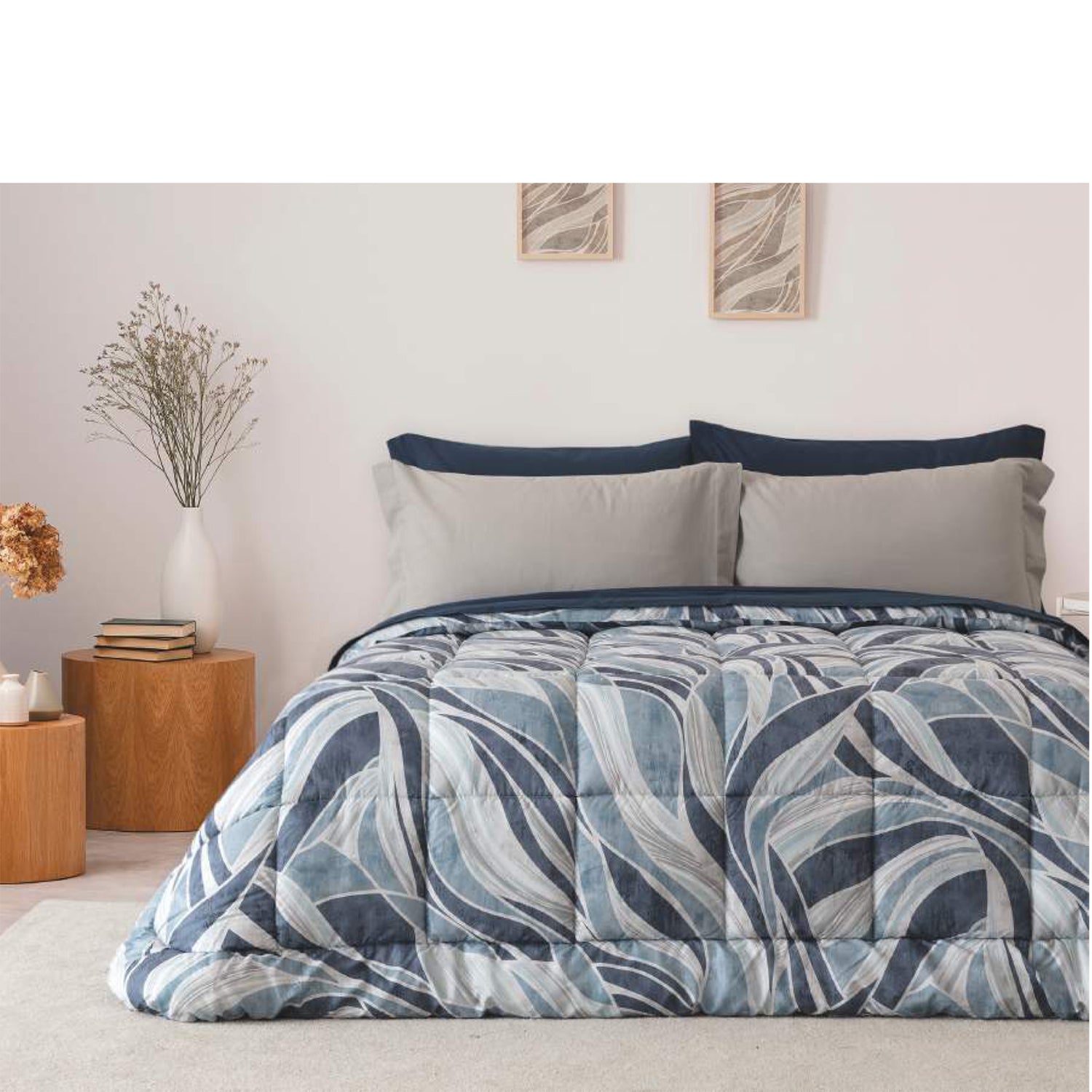 trapunta stampata microfibra lenia 1mezza