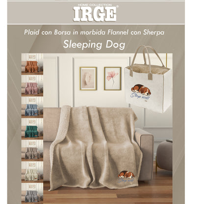 plaid borsa sleeping dog