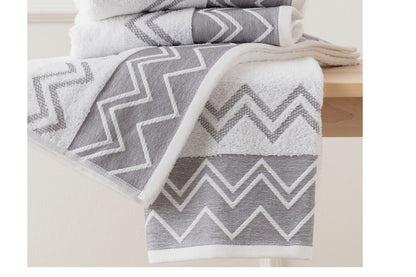 bb0218 Set asciugamani viso e ospite spugna jacquard 100% cotone Linea Oro