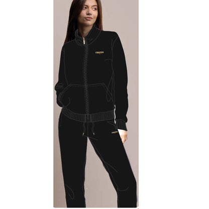 Tuta Donna felpa full zip Art taglie conformate El Charro