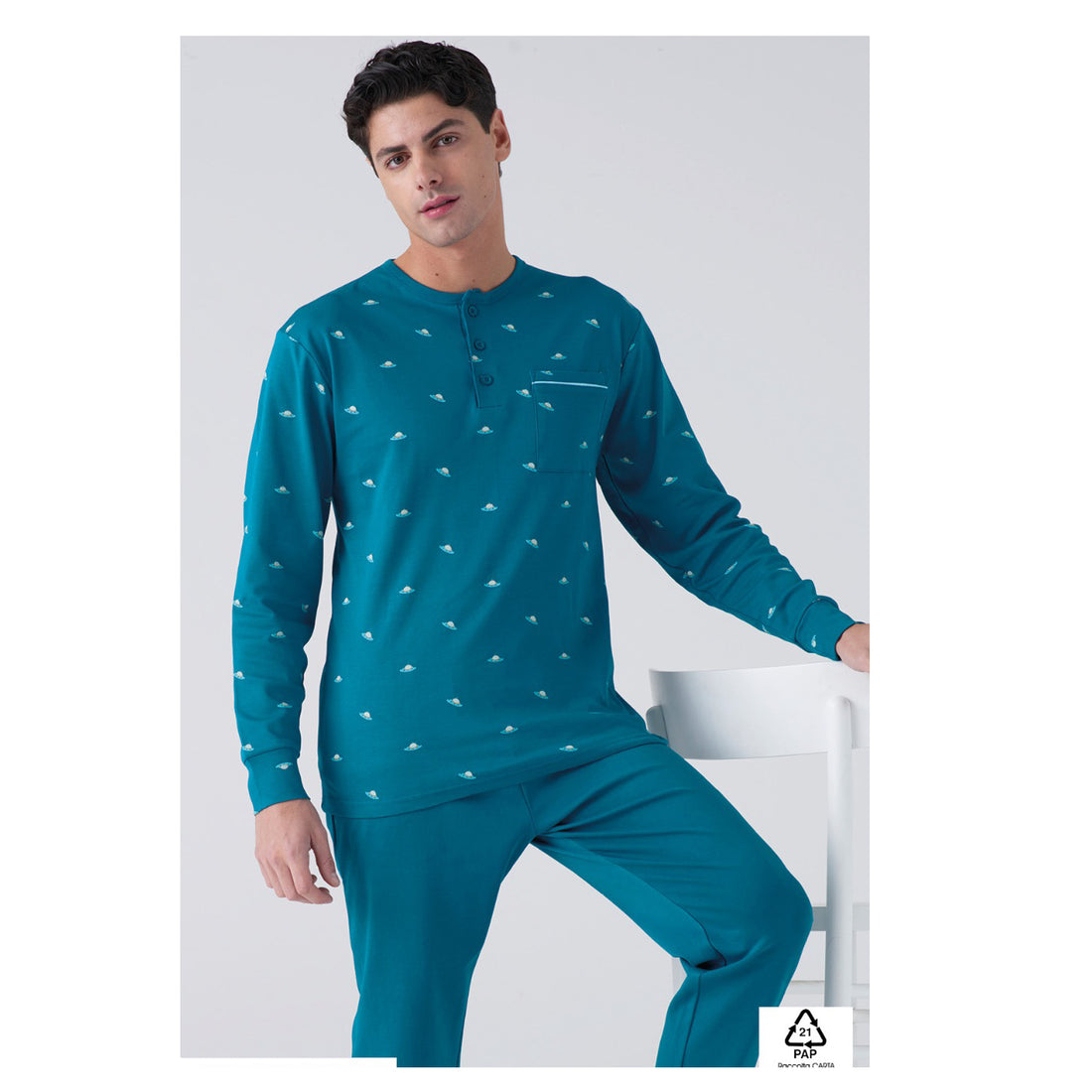 pigiama uomo in caldo cotone