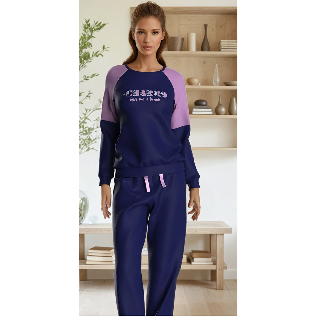 pigiama donna in caldo cotone