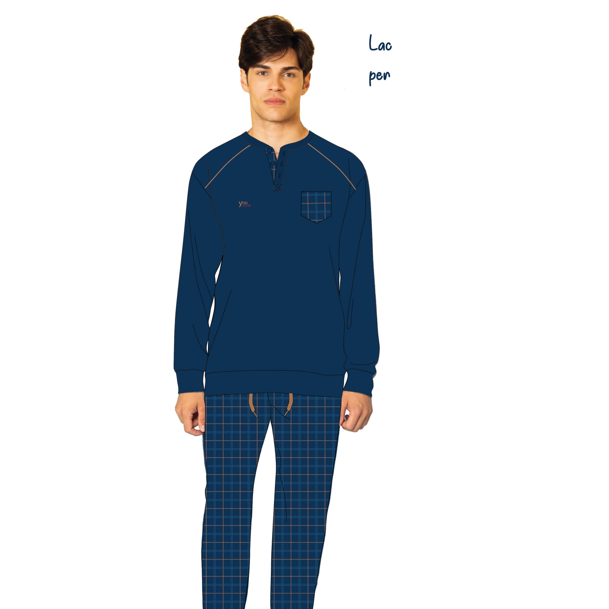 pigiama uomo caldo cotone