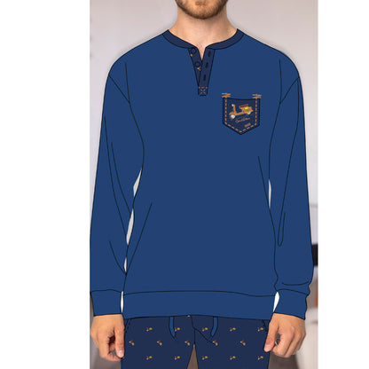 pigiama uomo caldo cotone