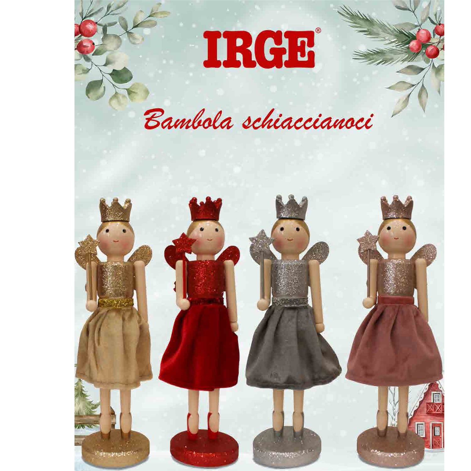 bambola  schiaccianoci H30