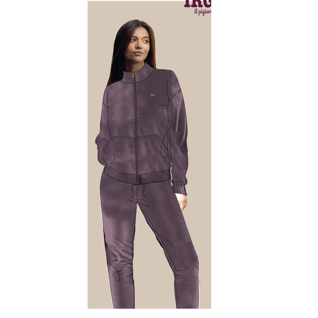 pigiama donna in ciniglia