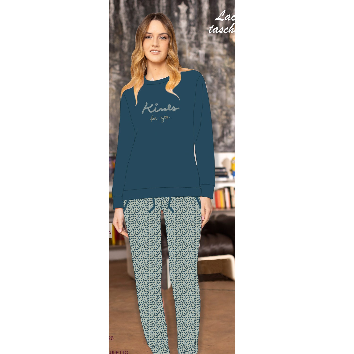 pigiama donna caldo cotone