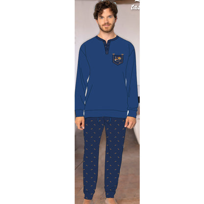 pigiama uomo caldo cotone