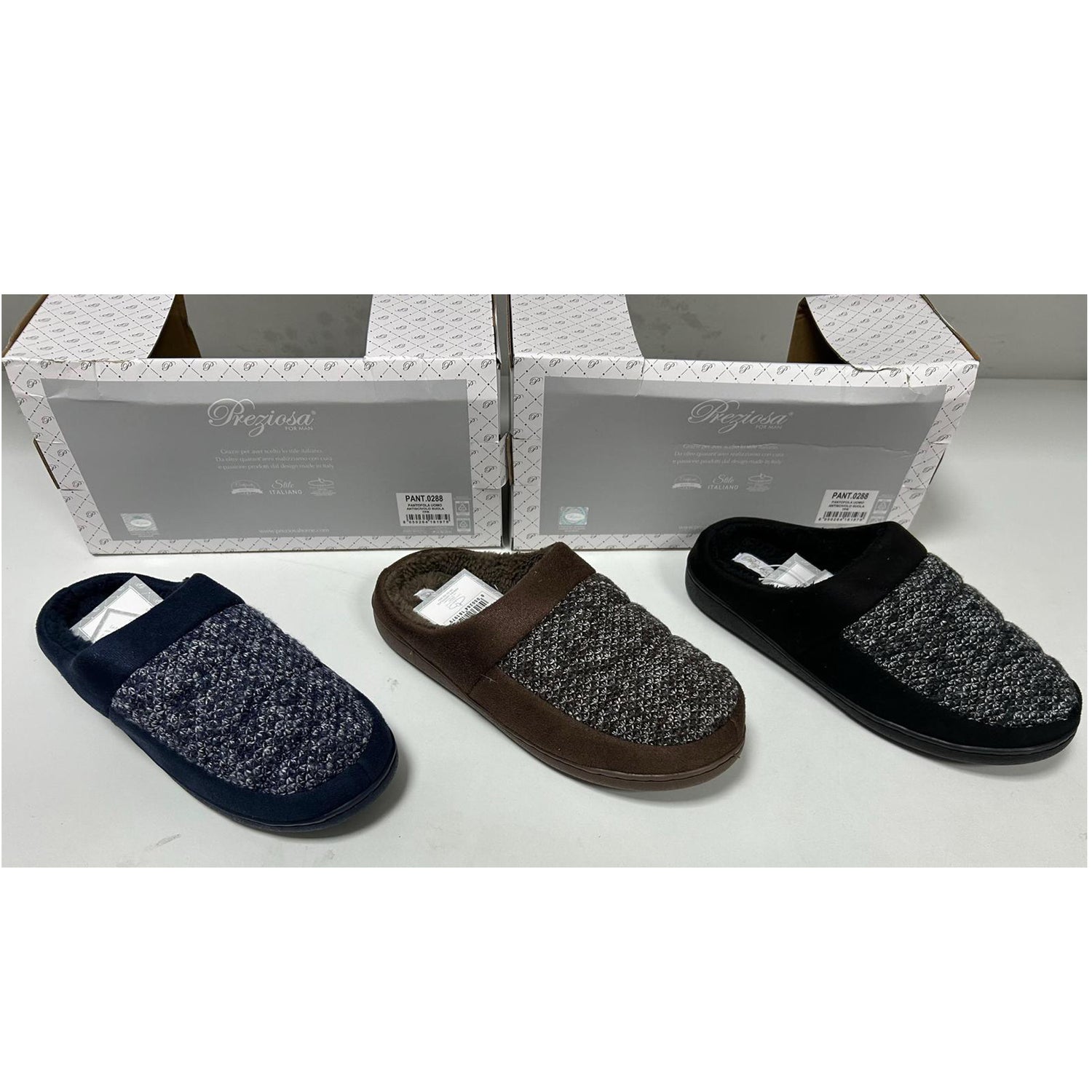 Pantofola Uomo antiscivolo Preziosa Home