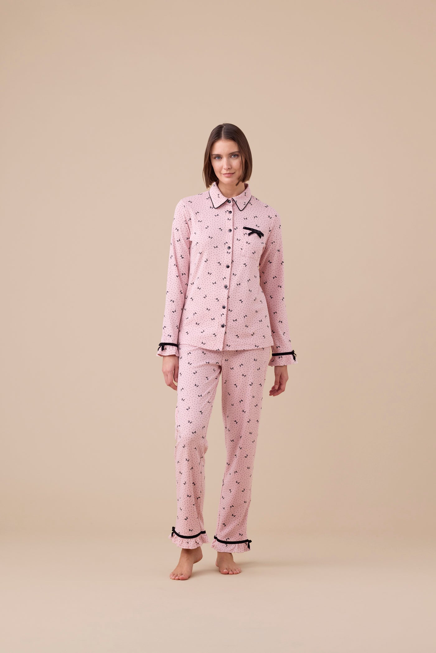 pigiama donna caldo cotone