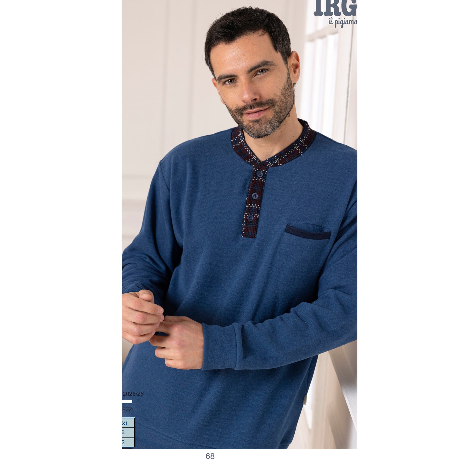 pigiama uomo calibrato punto milano