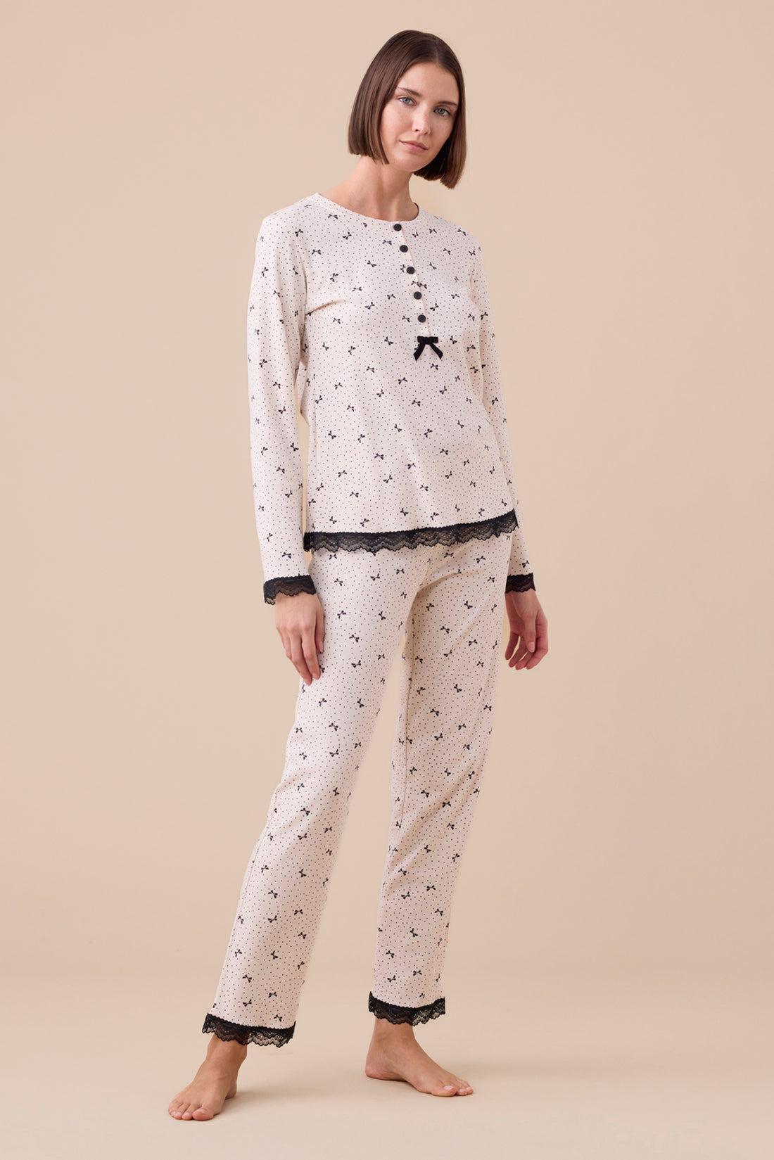 pigiama donna caldo cotone