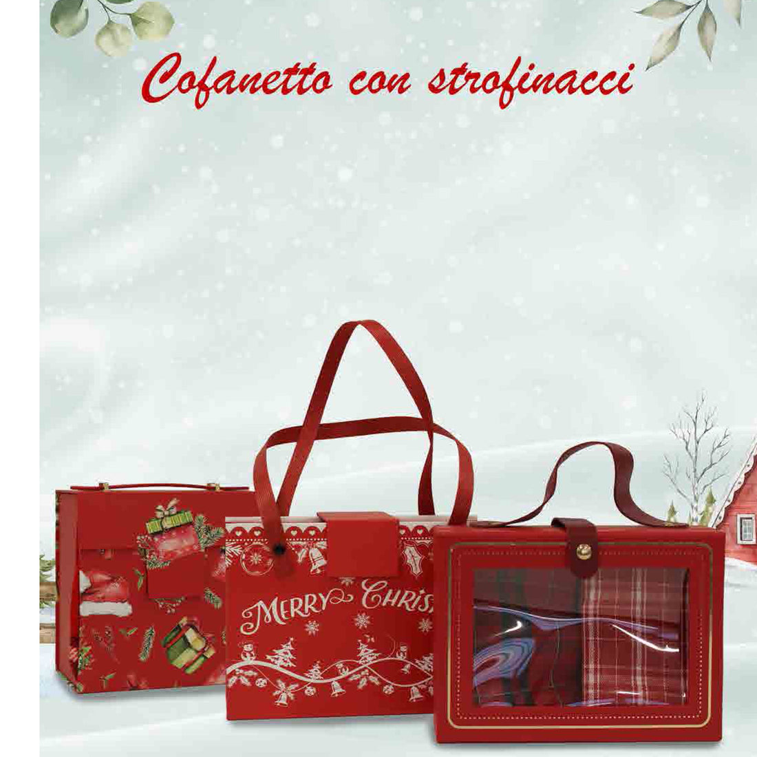 cofanetto con strofinacci