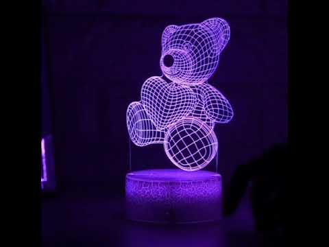 Luce Notturna a LED della Serie Orso d&