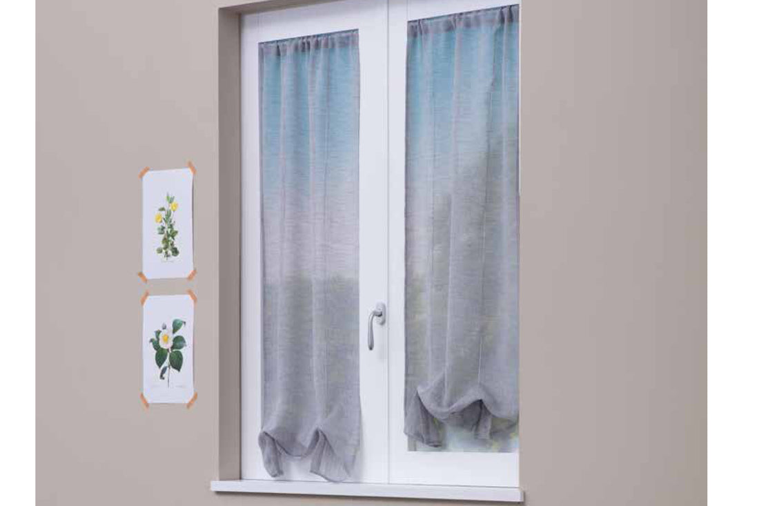 ZF0003 Par de cortinas regulables con sistema enrollable 60x150 cm Gold Line